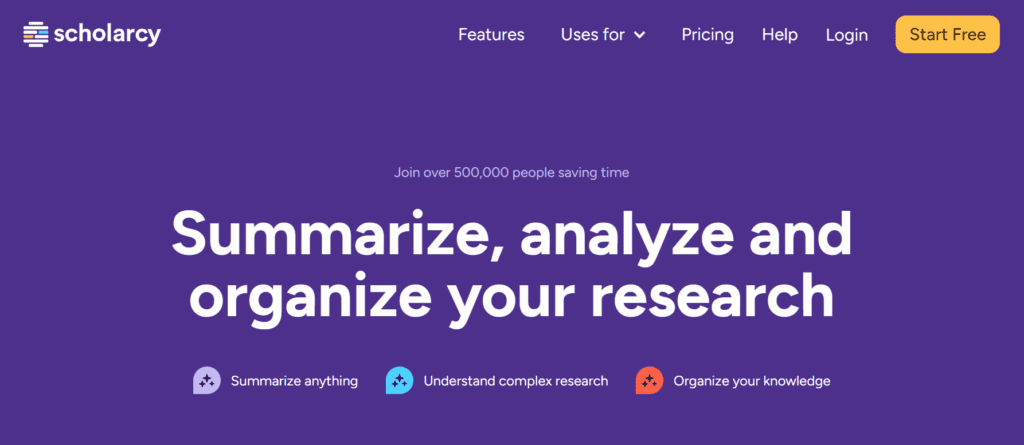 scholarcy ai research tool